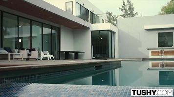 TUSHY Two Dorm Girls Gape For Rich Guy