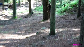 He Caught me Onanism In The Woods - I Let Him Sperm On My Bum