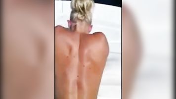 Blonde Ponytail Sweet Sex on Boat
