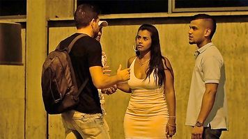 Stepsiblings get Involved in a Gang Bang with a Random Stranger for Money