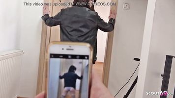 GERMAN SCOUT - Campus Young Sara Talk to Deep Anus Casting