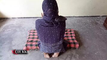 Muslim Girl pray for large cock and fuck deeply